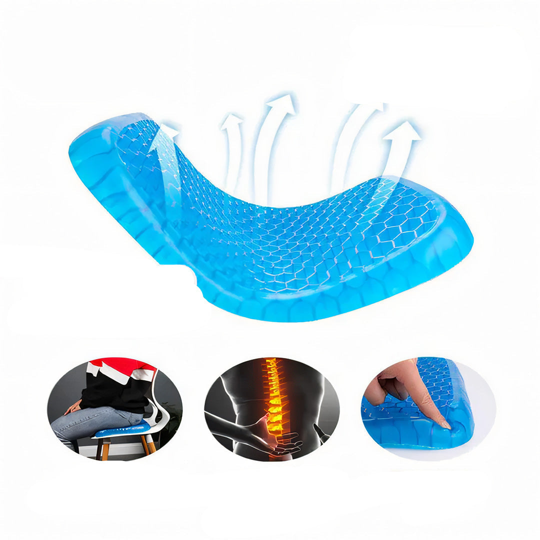 Almohada de Gel LuxeGel Ultra Suave Ergonómica