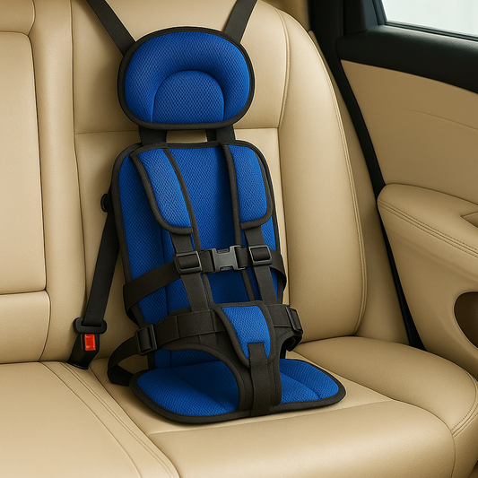Asiento Elevador de Coche para Niños con Arnés de Seguridad de Poliéster