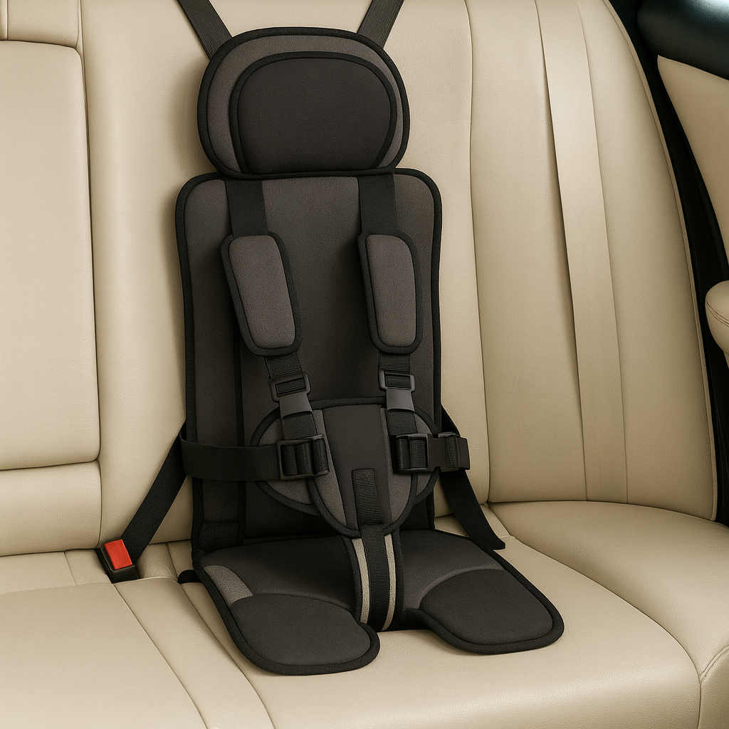 Asiento Elevador de Coche para Niños con Arnés de Seguridad de Poliéster