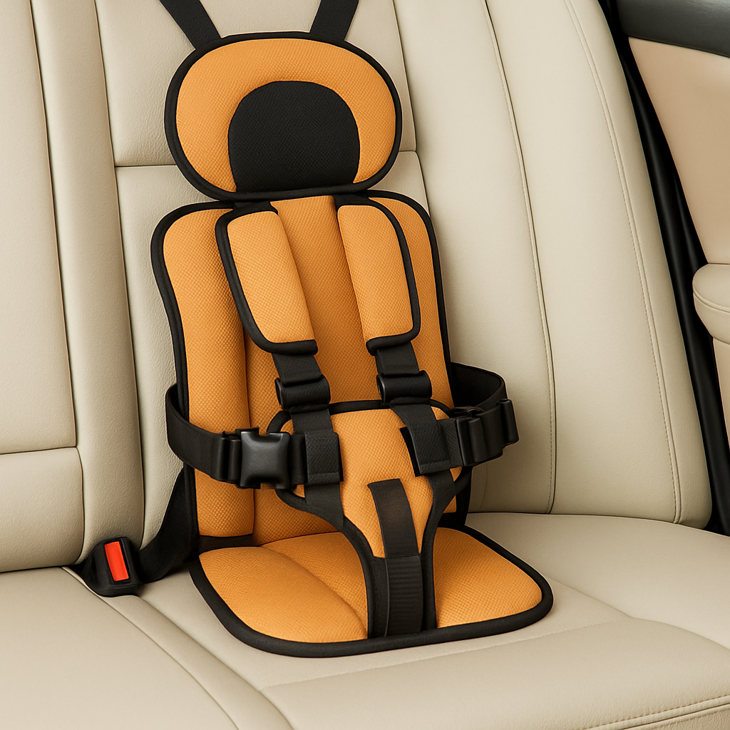 Asiento Elevador de Coche para Niños con Arnés de Seguridad de Poliéster