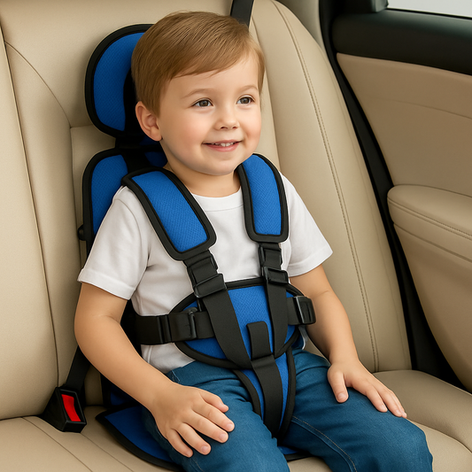 Asiento Elevador de Seguridad para Niños en el Coche Cómodo
