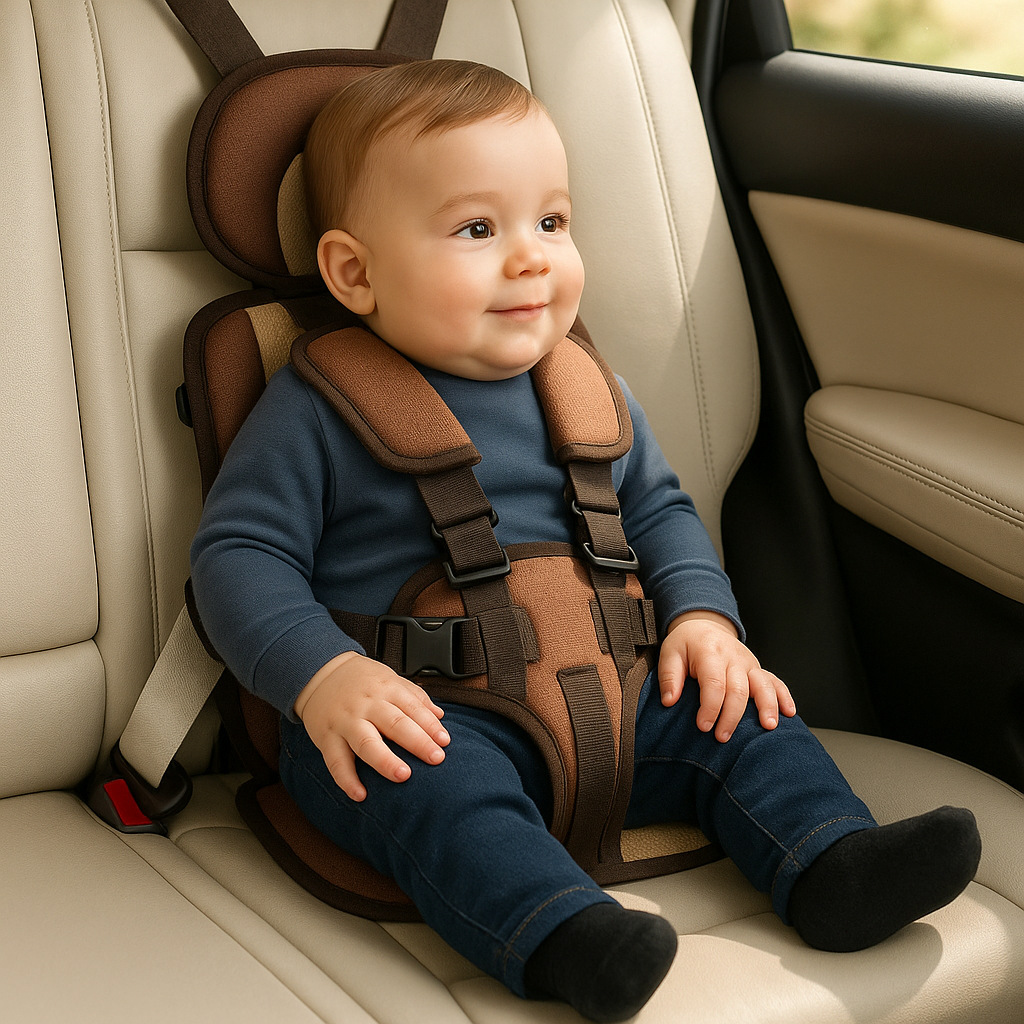 Asiento Elevador de Seguridad para Niños en el Coche Cómodo