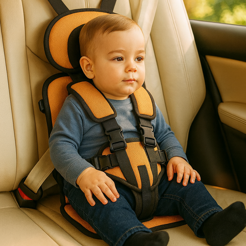 Asiento Elevador de Seguridad para Niños en el Coche Cómodo