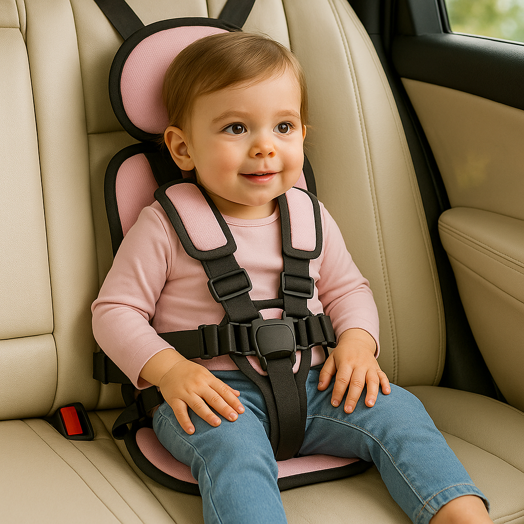 Asiento Elevador de Seguridad para Niños en el Coche Cómodo