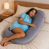 ChillMom Almohada de Embarazo - Soporte Total - Ergonómica - Espuma viscoelástica - Lavable