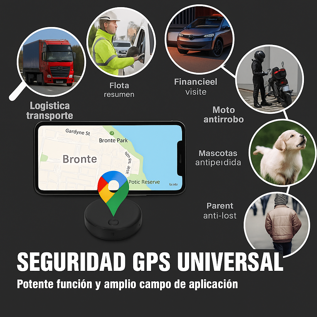 Set 3x Mini GPS Tracker Magnético