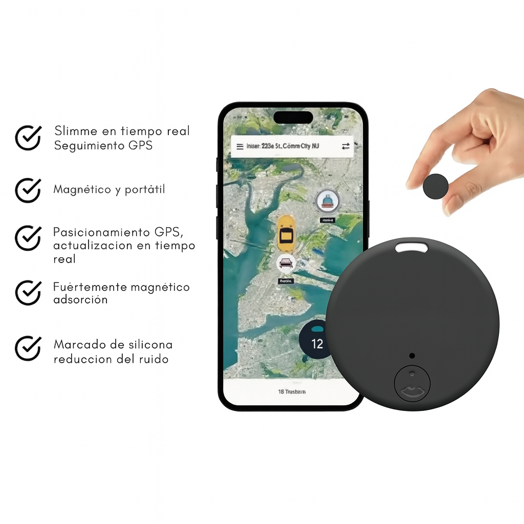 Set 3x Mini GPS Tracker Magnético