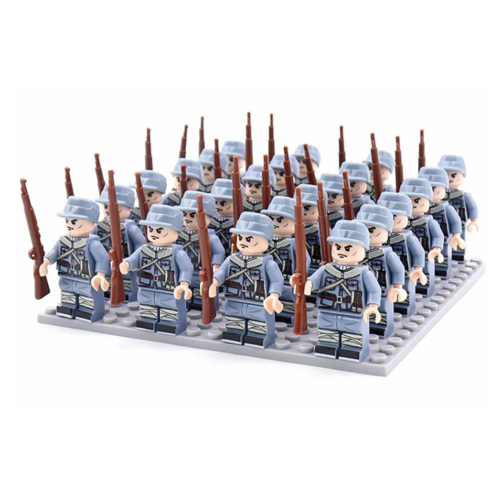 Juego de Bloques de Construcción de Soldados Militares