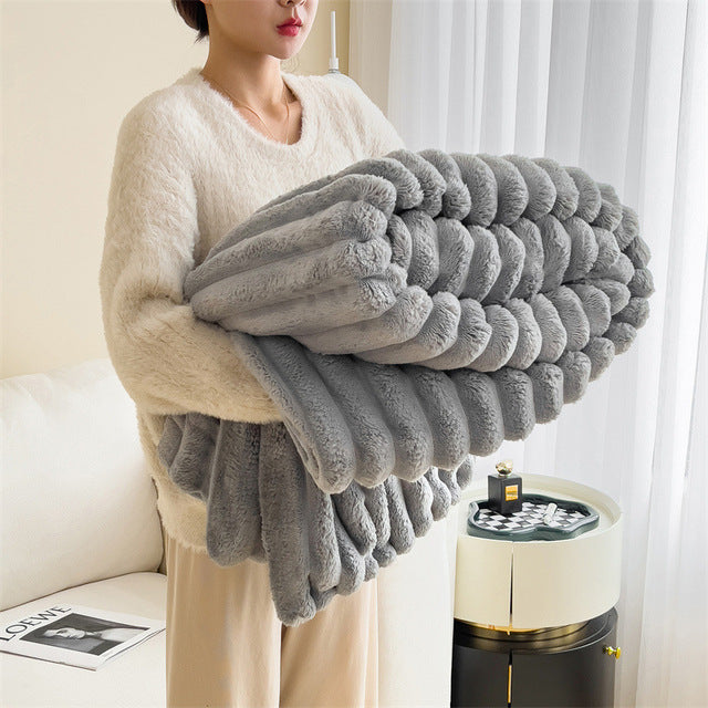 FluffyDreams Luxe Manta – Suave, Cálida y Estilosa