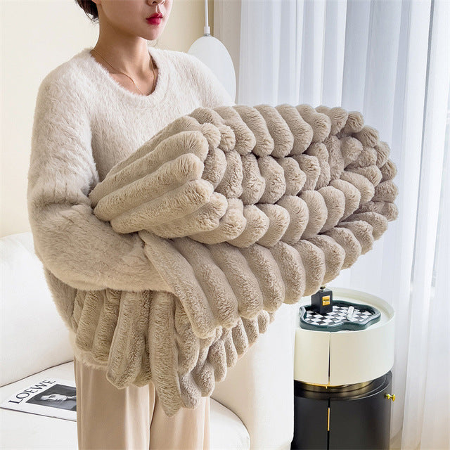 FluffyDreams Luxe Manta – Suave, Cálida y Estilosa