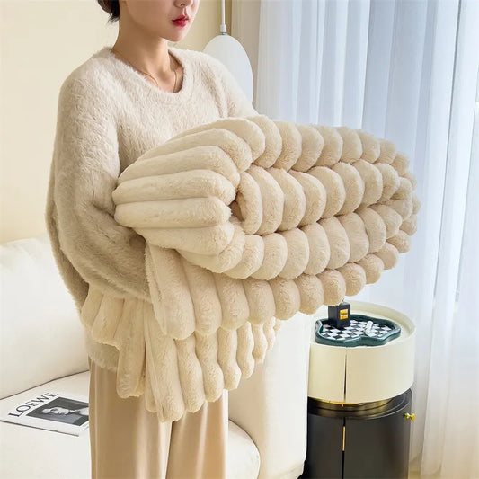 FluffyDreams Luxe Manta – Suave, Cálida y Estilosa