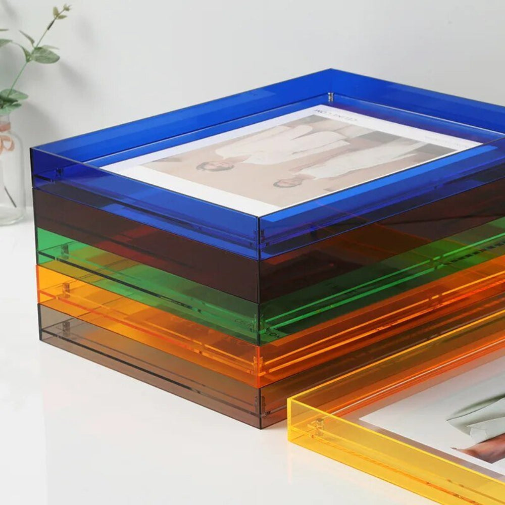 ColorVue - Marco de fotos acrílico transparente - Moderno elegante