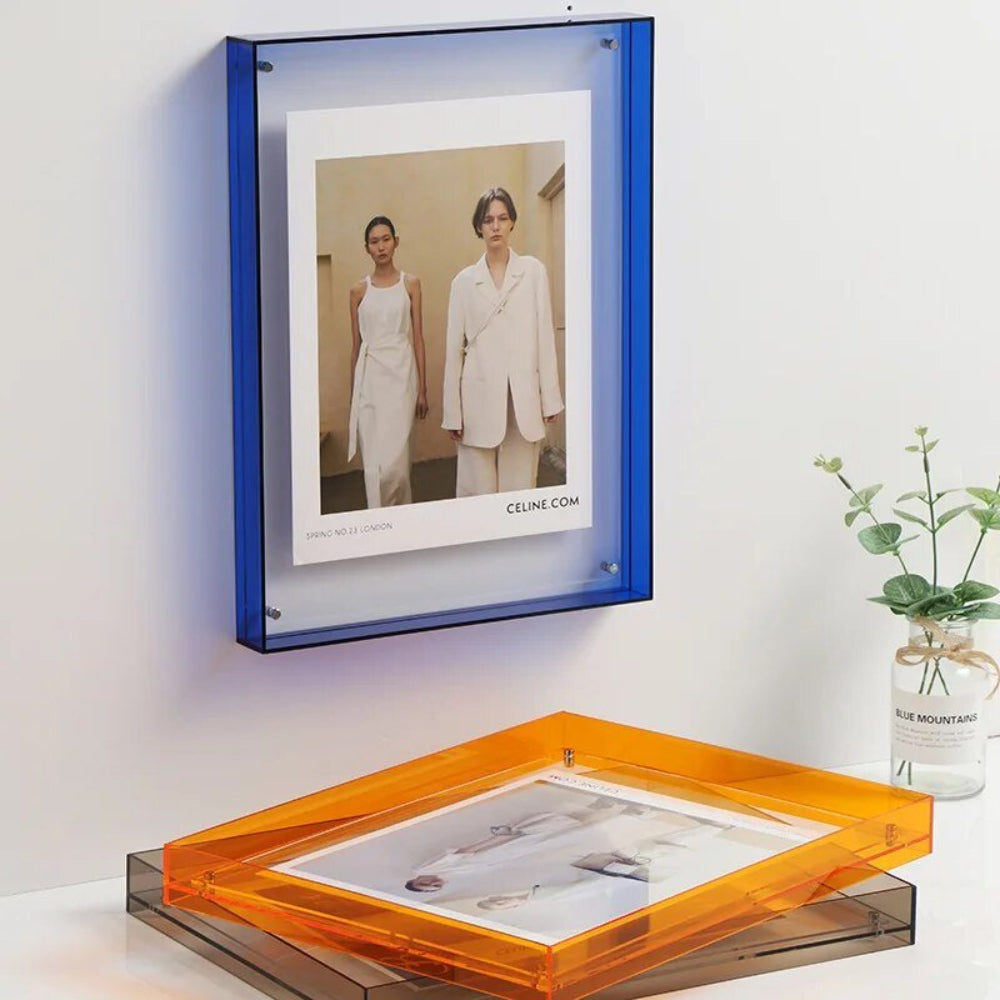 ColorVue - Marco de fotos acrílico transparente - Moderno elegante