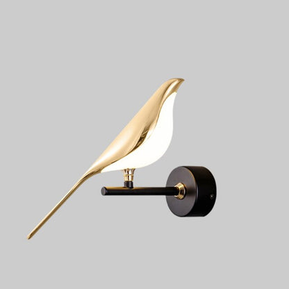 GlowFeather – Lámpara de Pared LED Moderna en Forma de Pájaro