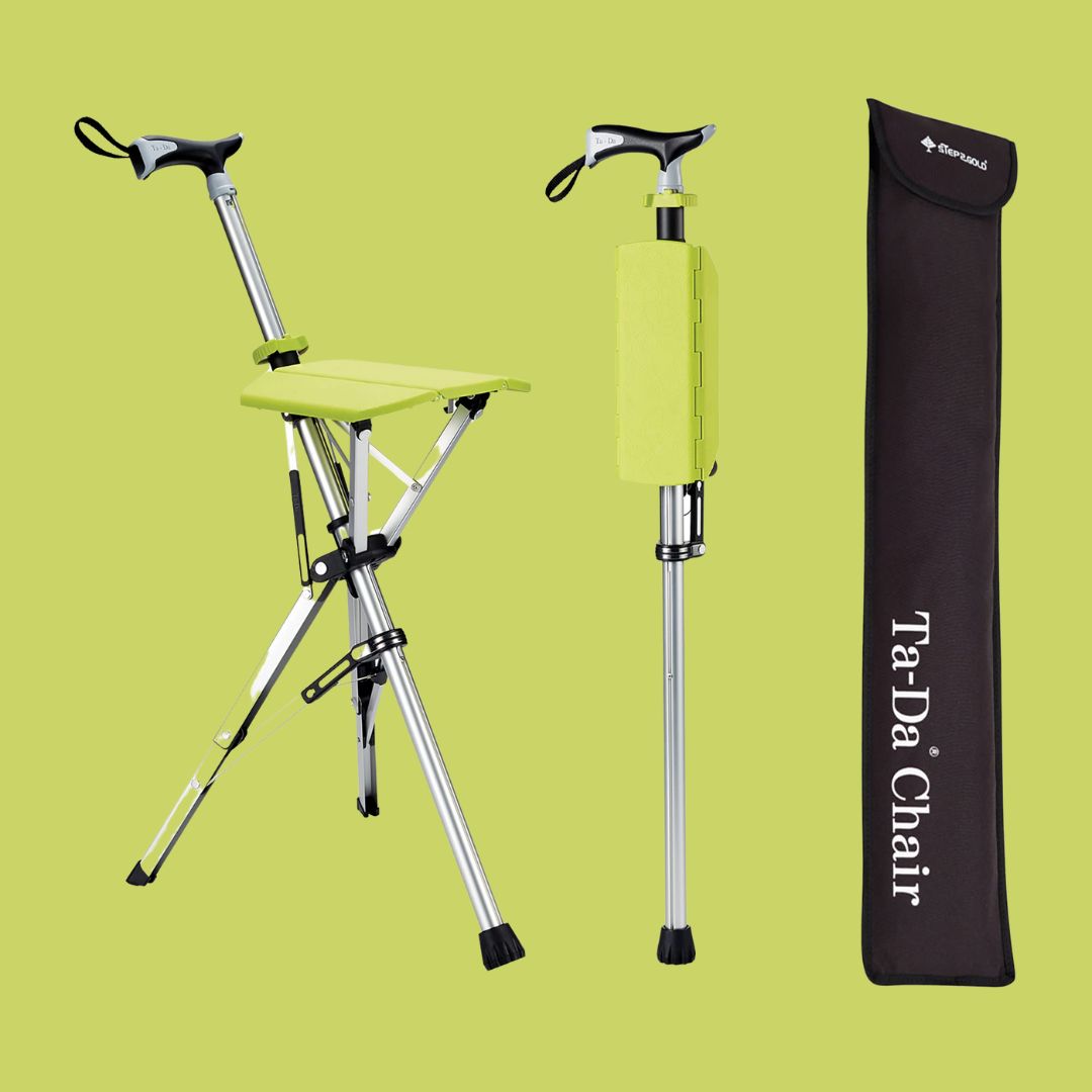 CrutchSeat Taburete Plegable para Muletas Portátil