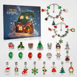 CharmXmas – Calendario dell'Avvento 2025 con Set di Braccialetti Fai-da-te e 24 Sorprese Brillanti