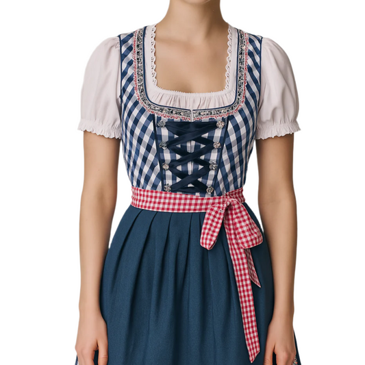 Vestido Dirndl para Damas - Material Transpirable - Estilo Oktoberfest