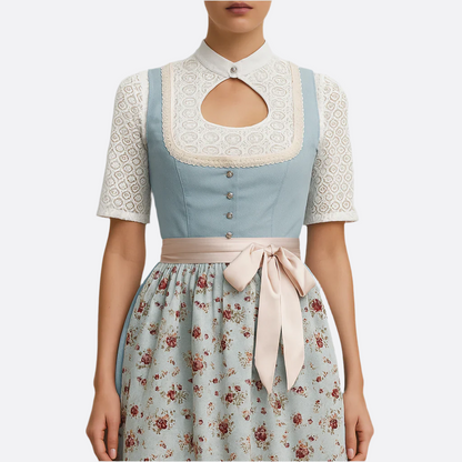 Vestido Dirndl para Damas - Material Transpirable - Traje Tradicional de Oktoberfest