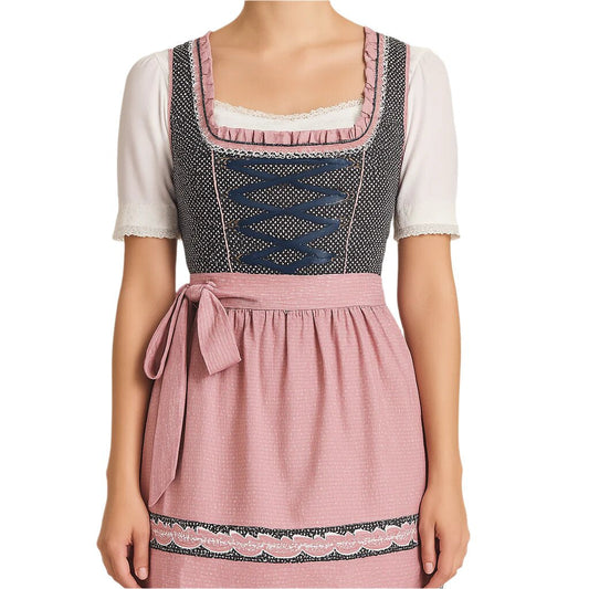 Vestido Dirndl para Damas - Algodón - Traje de Oktoberfest - Estilo Festivo