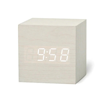 Reloj Despertador Digital LED Compacto - Brillo Ajustable - Modo Nocturno