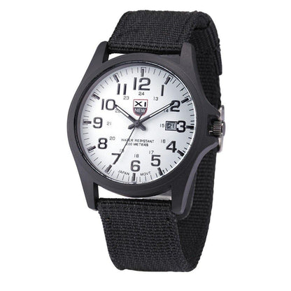 Reloj Militar Analógico Impermeable Estilo Táctico