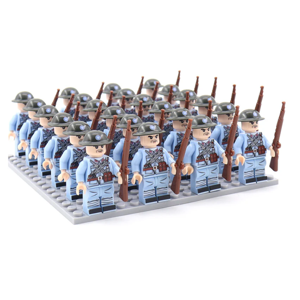 Juego de Bloques de Construcción de Soldados Militares