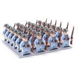 Juego de Bloques Soldados Militares WWII