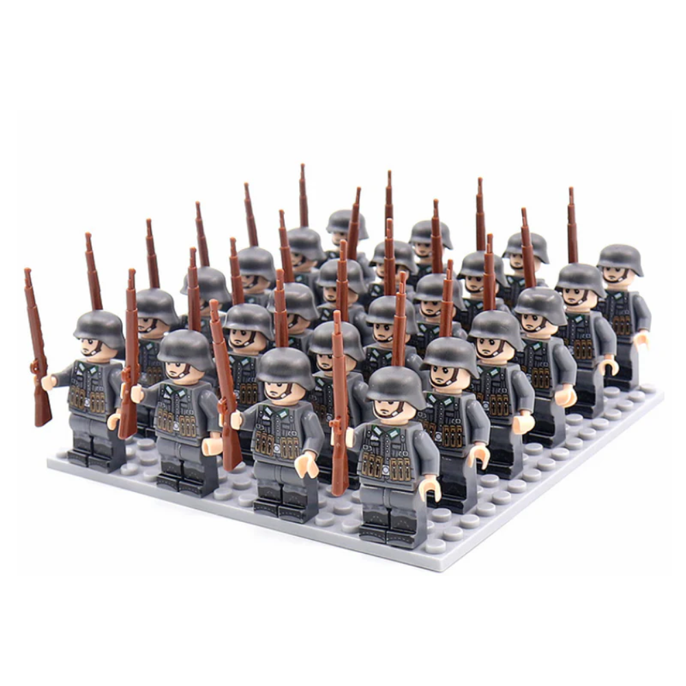 Juego de Bloques de Construcción de Soldados Militares