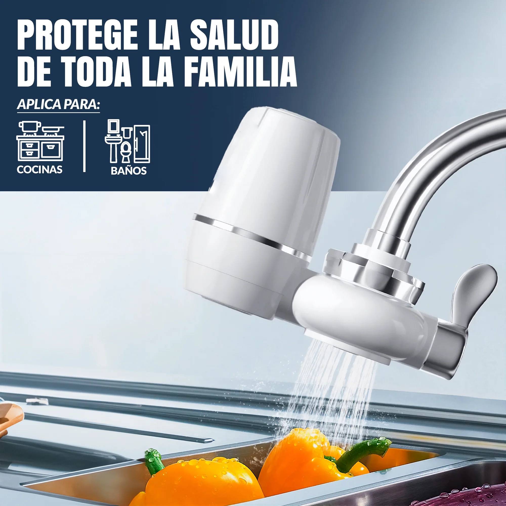 Filtro de Agua para Grifo con 7 Etapas de Purificación | Vyflair