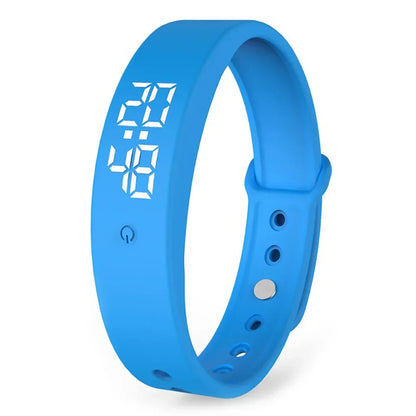 BraceletV9 – Reloj inteligente resistente al agua con alarma de vibración