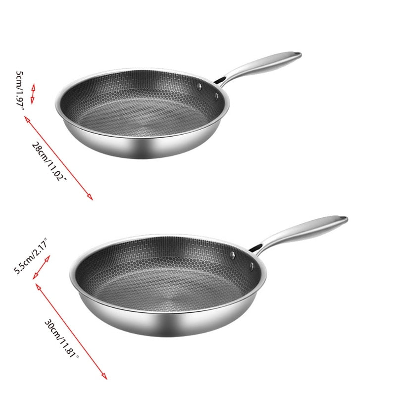Sartén Antiadherente SteelChef Acero Inoxidable Premium