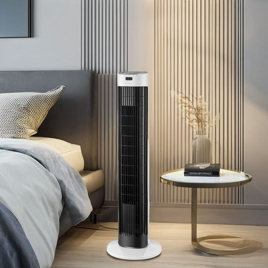 Ventilador Sin Aspas Quiet 35W – Torre Oscilante 28" – Enfriamiento Seguro