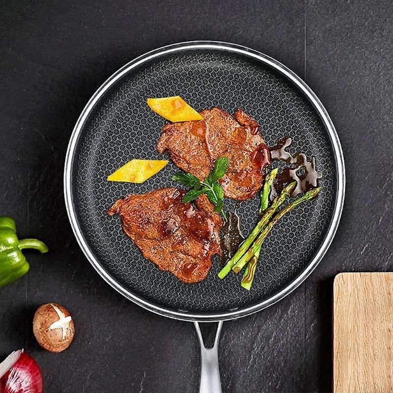 Sartén Antiadherente SteelChef Acero Inoxidable Premium