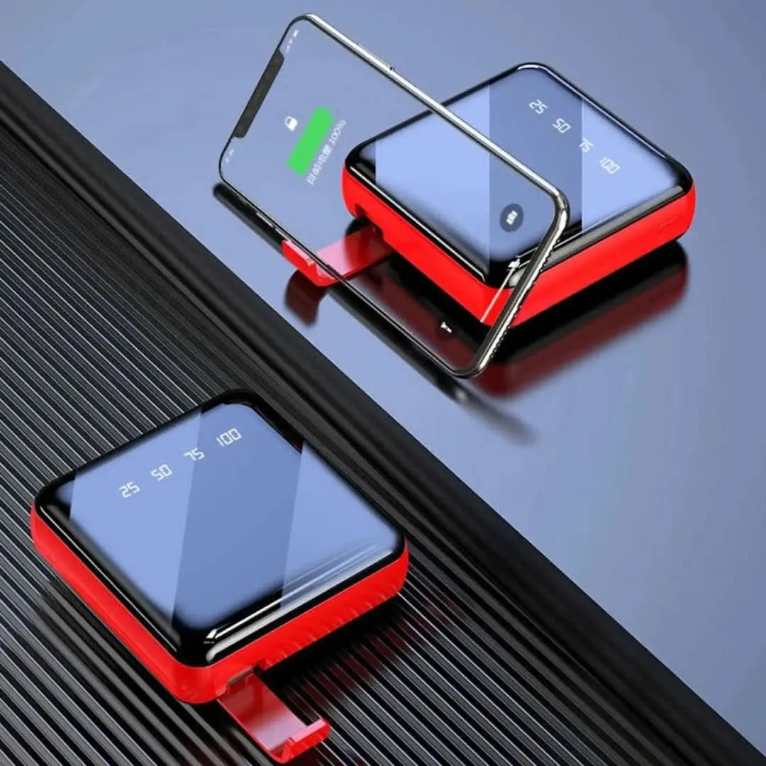 Mini Power Bank 20000mAh con 4 Cables