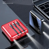 Mini Power Bank 20000mAh con 4 Cables