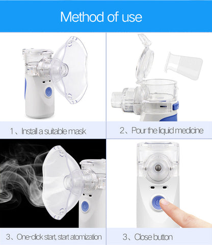 Nebulizador de Malla Portátil para Adultos y Niños