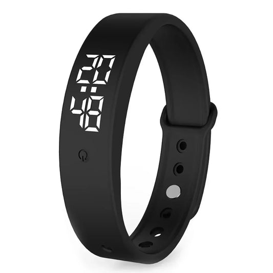 BraceletV9 – Reloj inteligente resistente al agua con alarma de vibración