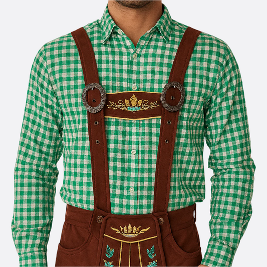 Chaqueta Tradicional para Hombre - Materiales de Calidad - Diseño Bavariano Tradicional - Celebraciones
