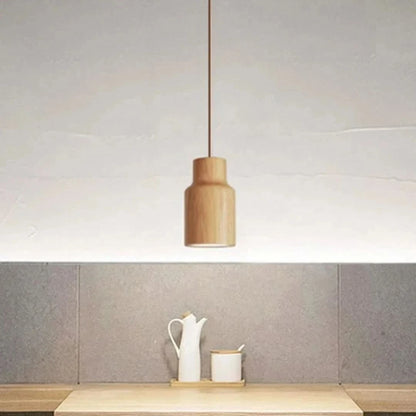 Timberessencia - Lámpara colgante de madera escandinava-Ceiling lamps-VyFlair