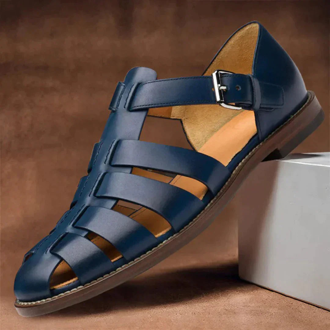 Hubert - Sandalias de piel de verano para hombre