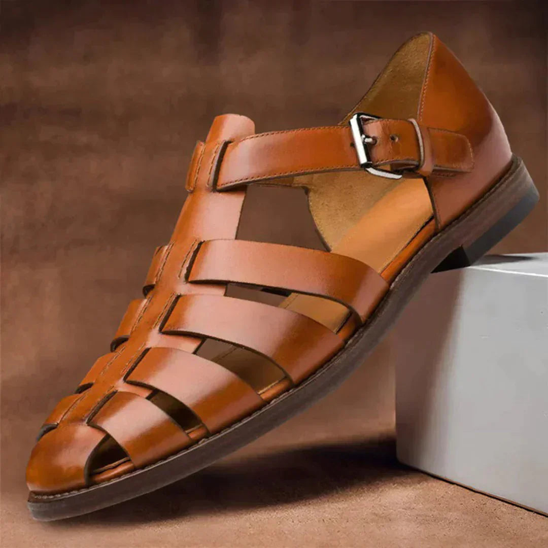 Hubert - Sandalias de piel de verano para hombre