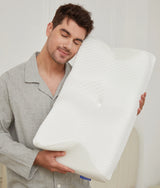CozyRest - Almohada de Cuello Viscoelástica - Soporte Cervical Ergonómico
