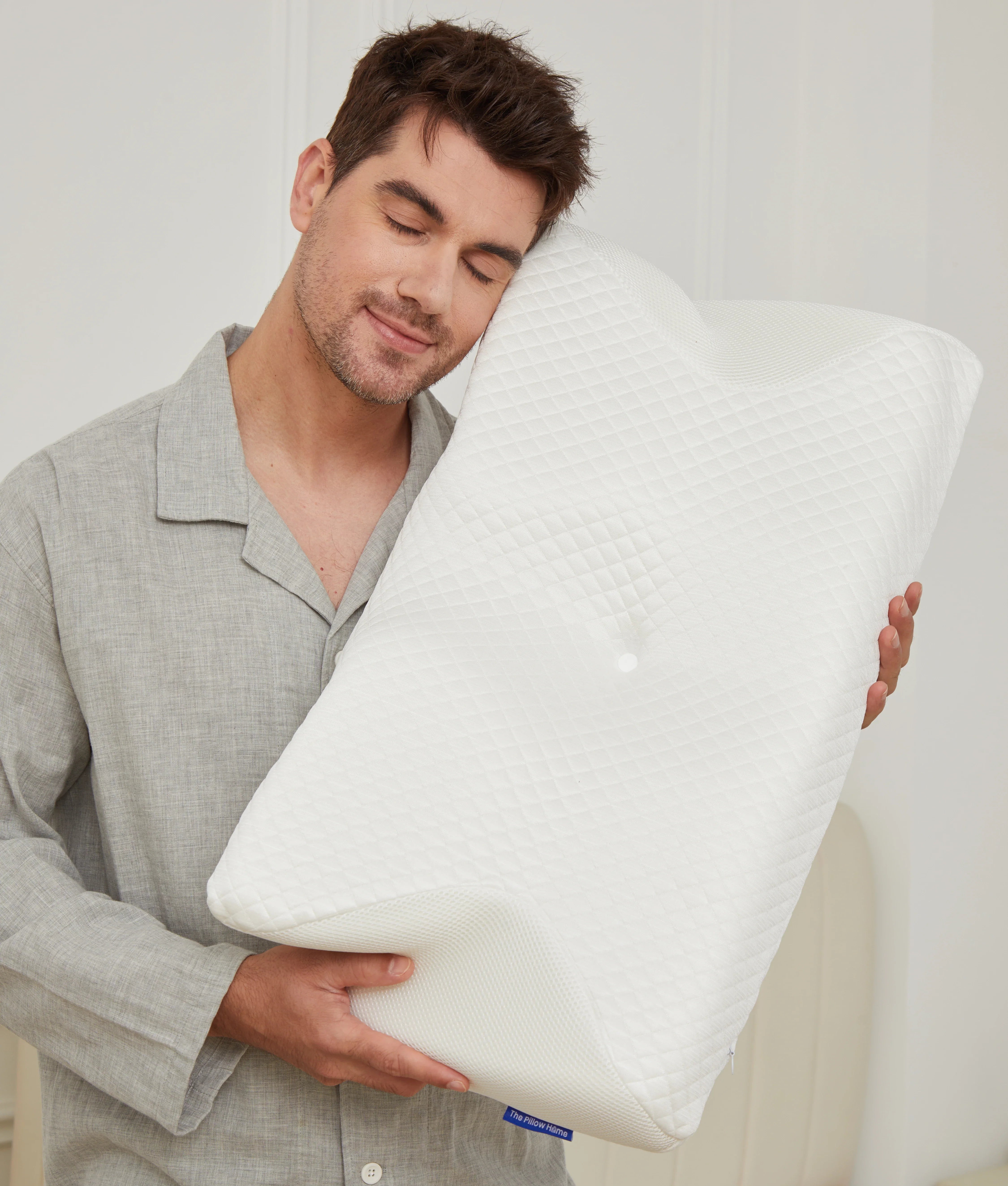 CozyRest - Almohada de Cuello Viscoelástica - Soporte Cervical Ergonómico