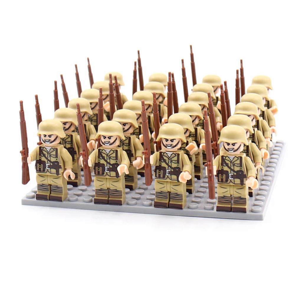 Juego de Bloques de Construcción de Soldados Militares