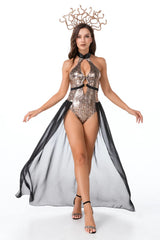 Disfraz Reina de las Serpientes Elegante Halloween