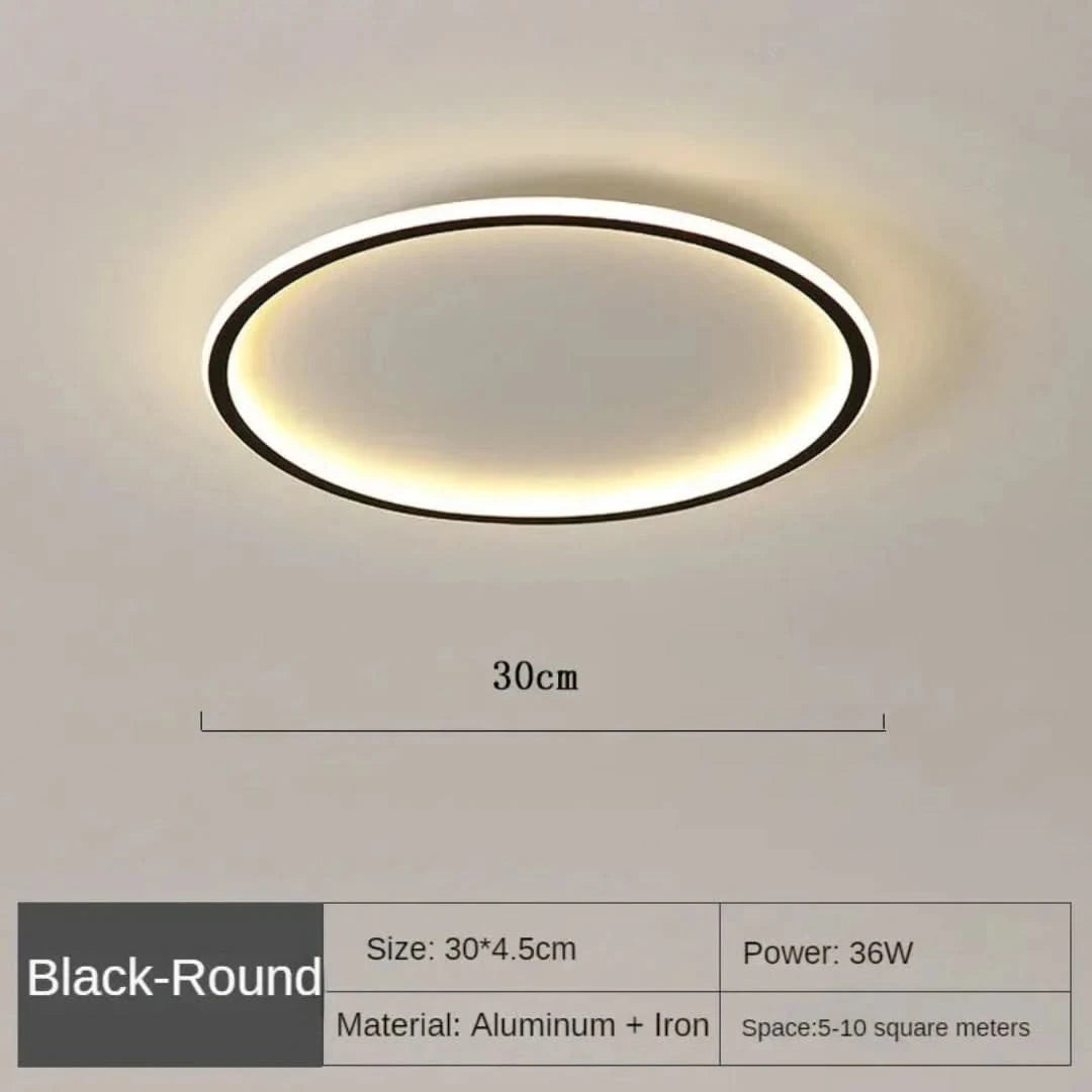 AuroraGlobe - Scandinavian Round Ceiling Lamp