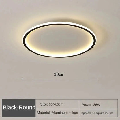 AuroraGlobe - Scandinavian Round Ceiling Lamp
