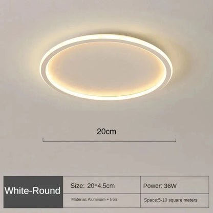 AuroraGlobe - Scandinavian Round Ceiling Lamp