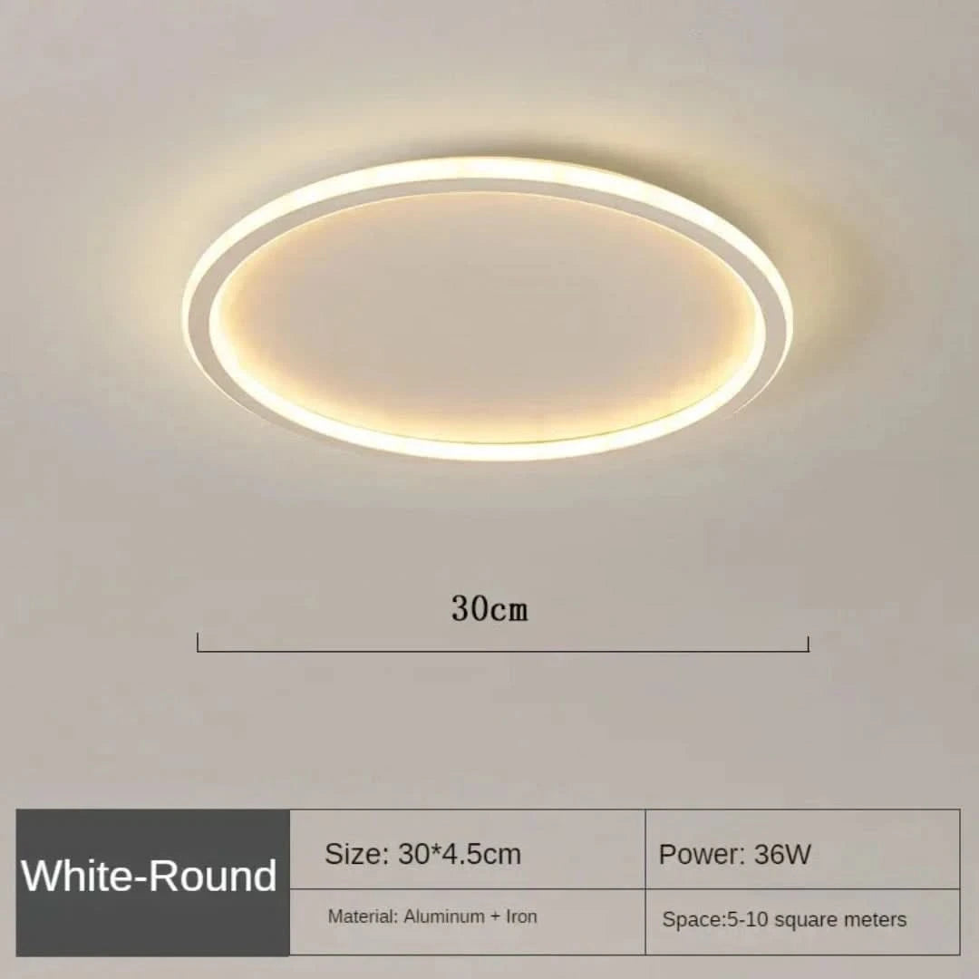 AuroraGlobe - Scandinavian Round Ceiling Lamp