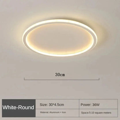 AuroraGlobe - Scandinavian Round Ceiling Lamp